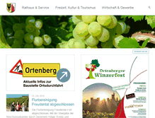 Tablet Screenshot of ortenberg.de