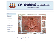 Tablet Screenshot of ortenberg.info